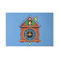 Cuckoo Clock Glass Cutting Board | Kitchen Decor