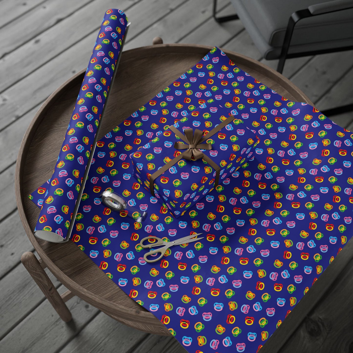 Colorful Baby Shower Wrapping Paper, Fun Gift Wrap, Playful Wrapping Sheets, Birthday Party Decorations, Unique Present Wrap