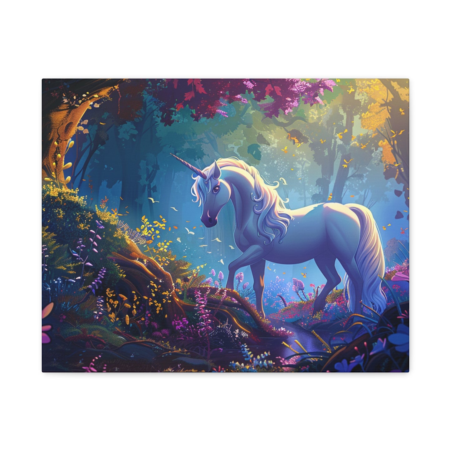 Matte Canvas, Stretched, 1.25" - Unicorn
