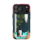 Penguin in a Glass Floral Tough Phone Case — Cute Protective Phone Cover