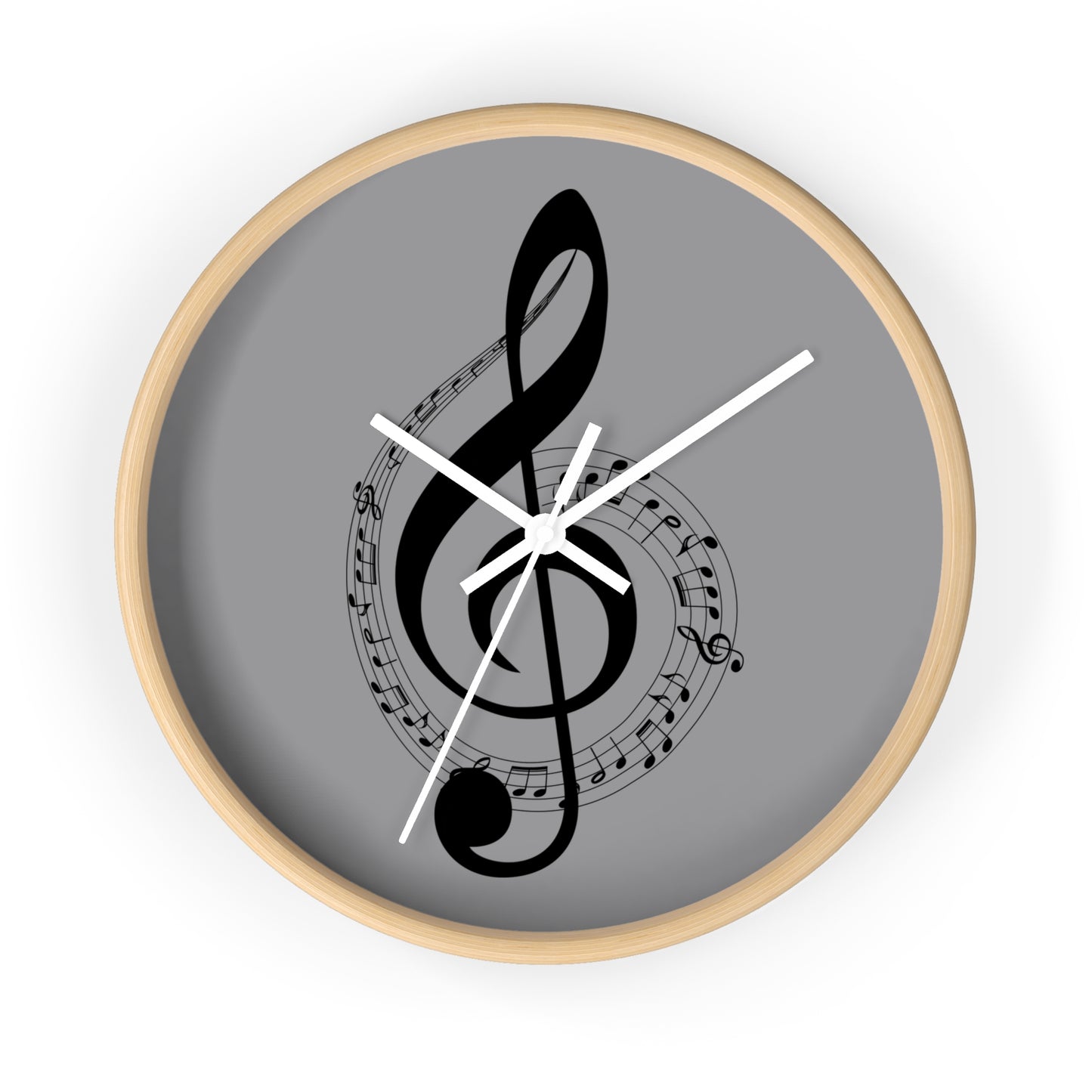Musical Notes Wall Clock, Perfect Gift for Musicians, Home Decor