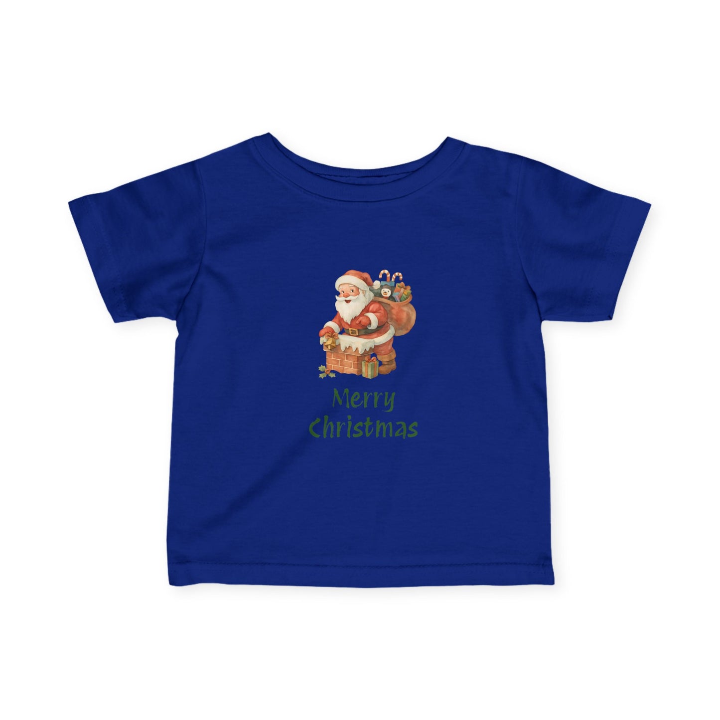 Merry Christmas Infant Tee, Holiday Baby Shirt, Cute Christmas Gift, Toddler Christmas Tee, Santa Infant T-Shirt