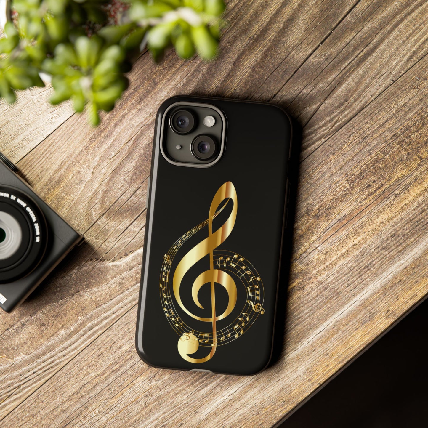 Tough Cases black gold musical Note