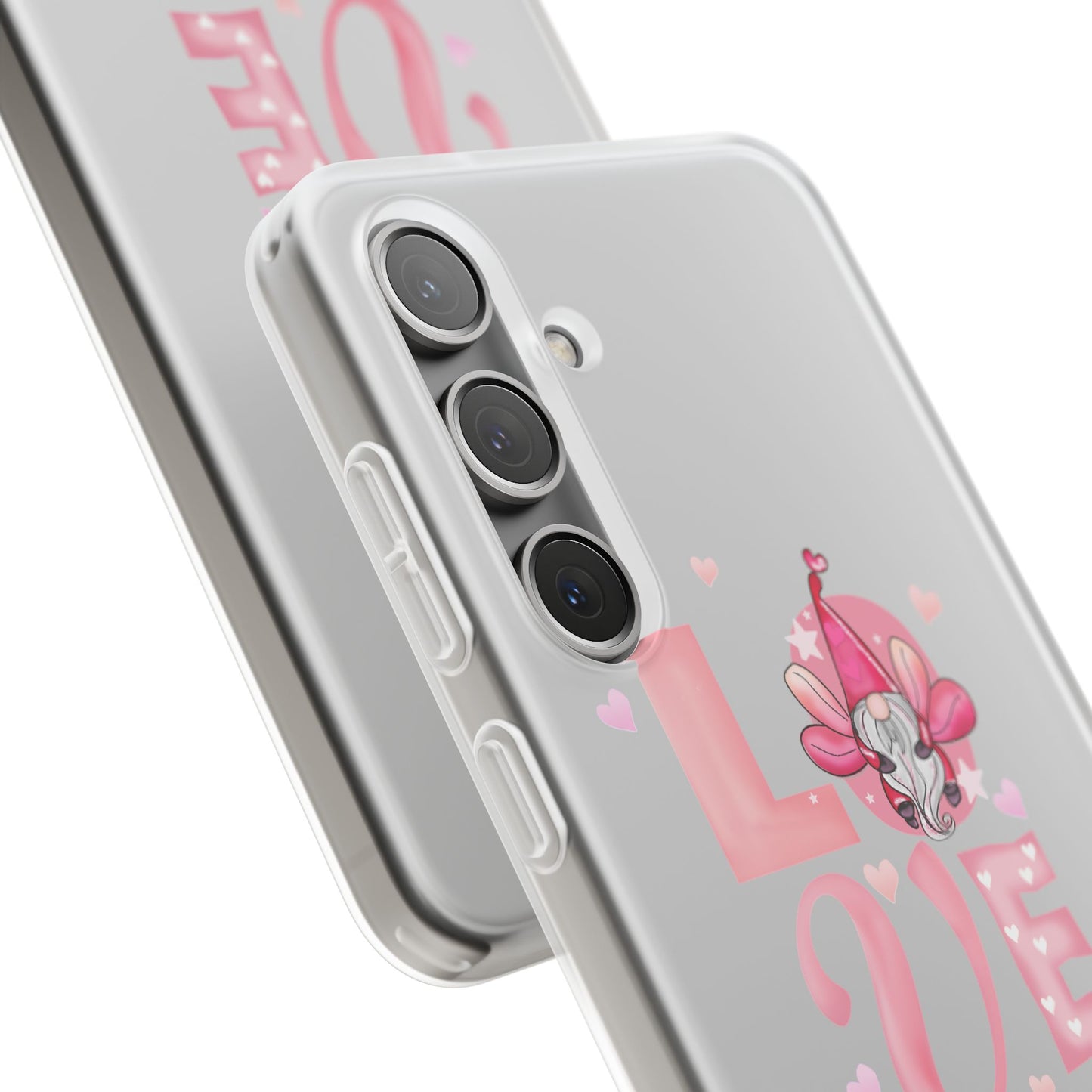 Love Gnome Phone Case — Cute Pink Valentine Flexi Case