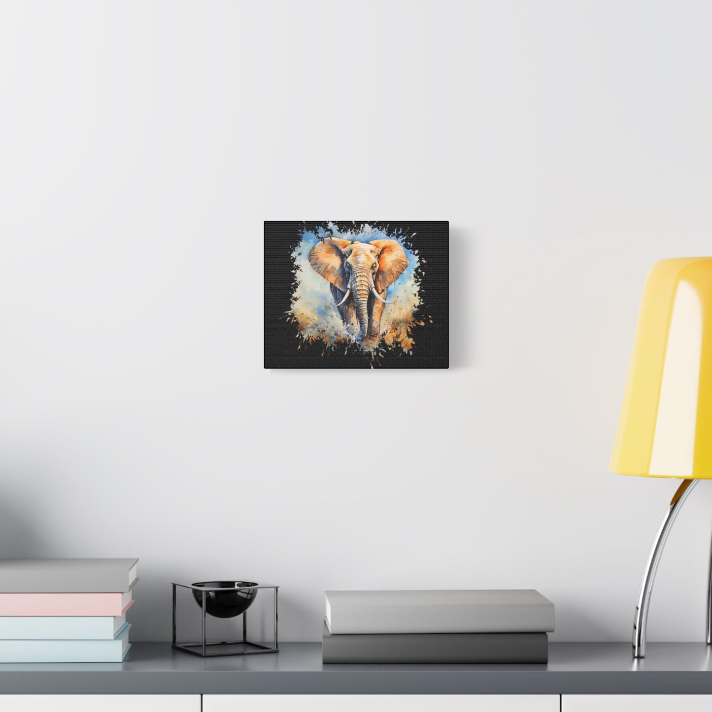 Matte Canvas, Stretched, 1.25" - Elephant