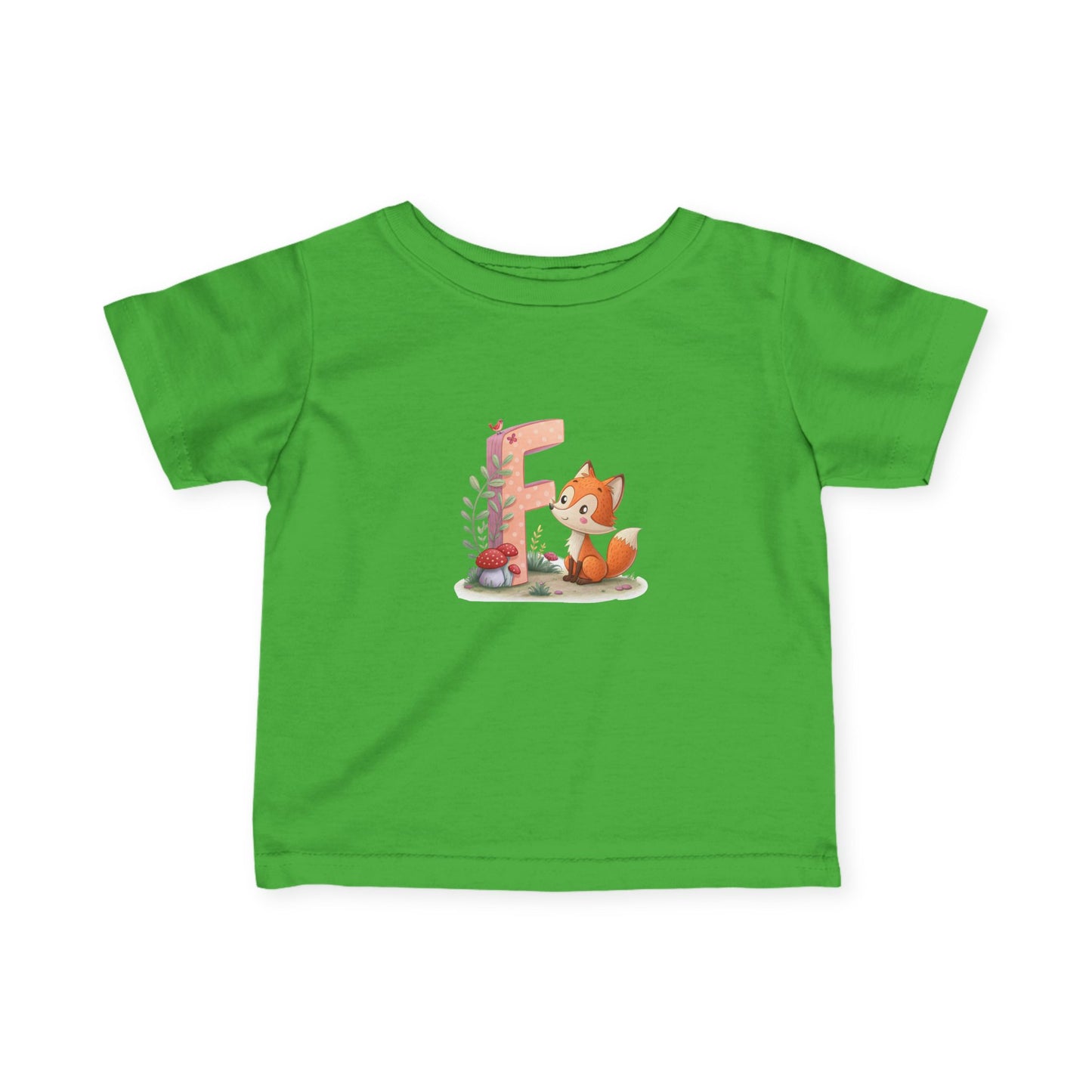 Whimsical Fox Infant Tee, Cute Kids Shirt, Personalized Baby Clothing, Baby Shower Gift, Eco-Friendly Toddler Tee