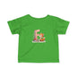 Whimsical Fox Infant Tee, Cute Kids Shirt, Personalized Baby Clothing, Baby Shower Gift, Eco-Friendly Toddler Tee