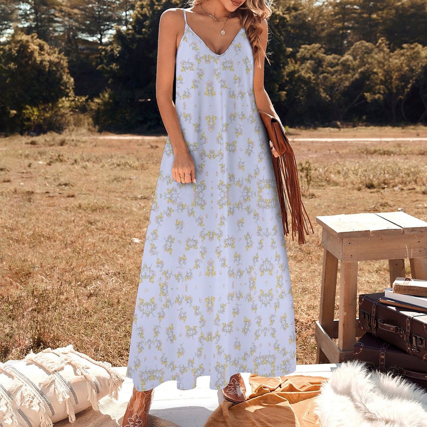 Ankle-length Slip Dress