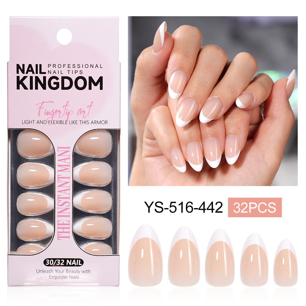 "Classic White French" - Timeless 32Pcs Press-On Nails Set – Image 14