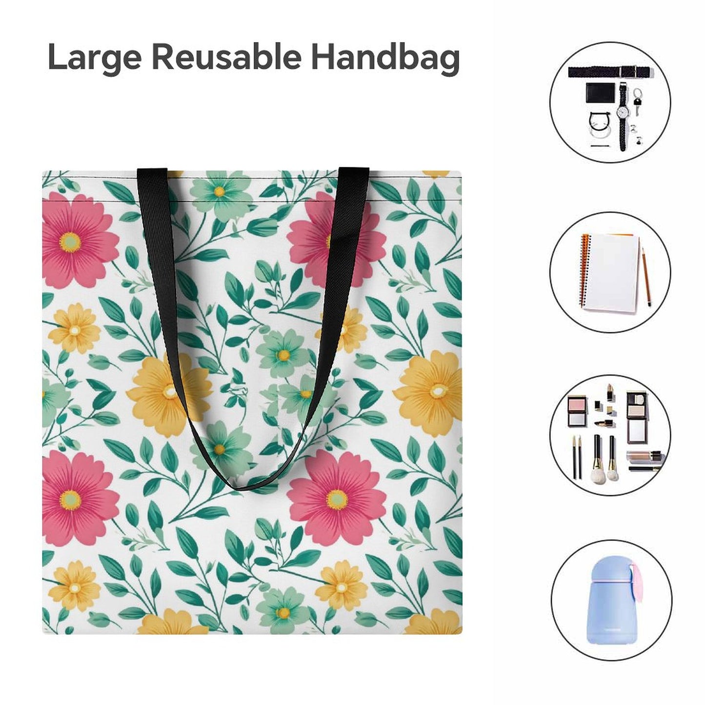 Lightweight Shopping Bag - Flowers