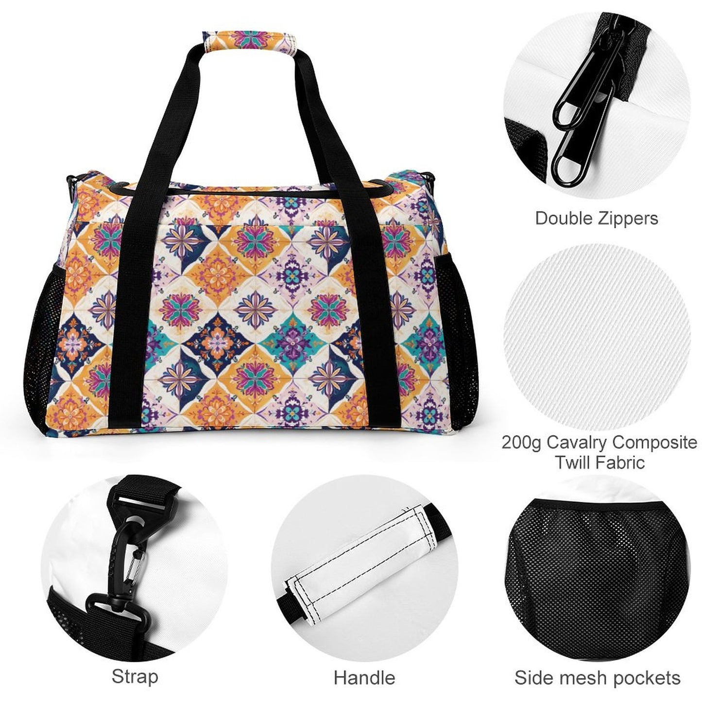 Travel Duffel Bag - Colorful