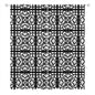 Sheer Curtain Black and White