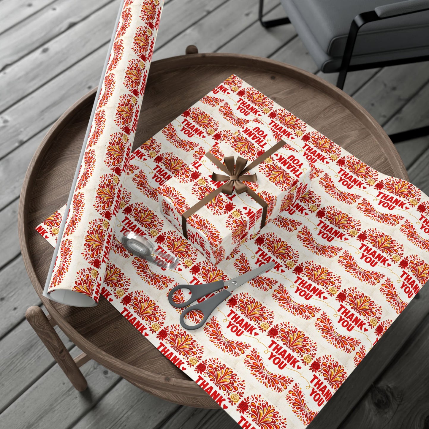 Gift Wrap Papers - "Thank You"