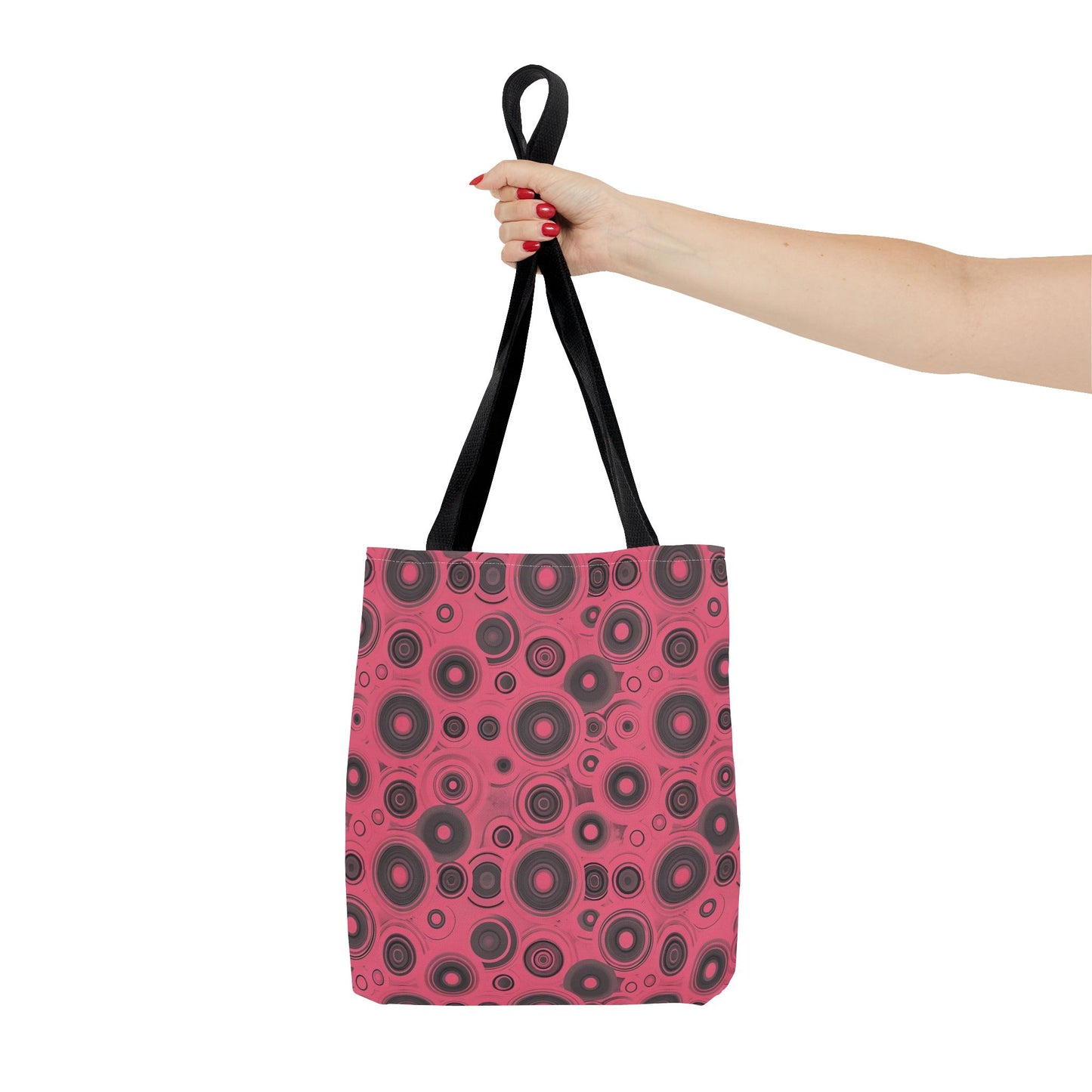 Colorful Retro Tote Bag, Stylish Beach Bag, Shopping Tote