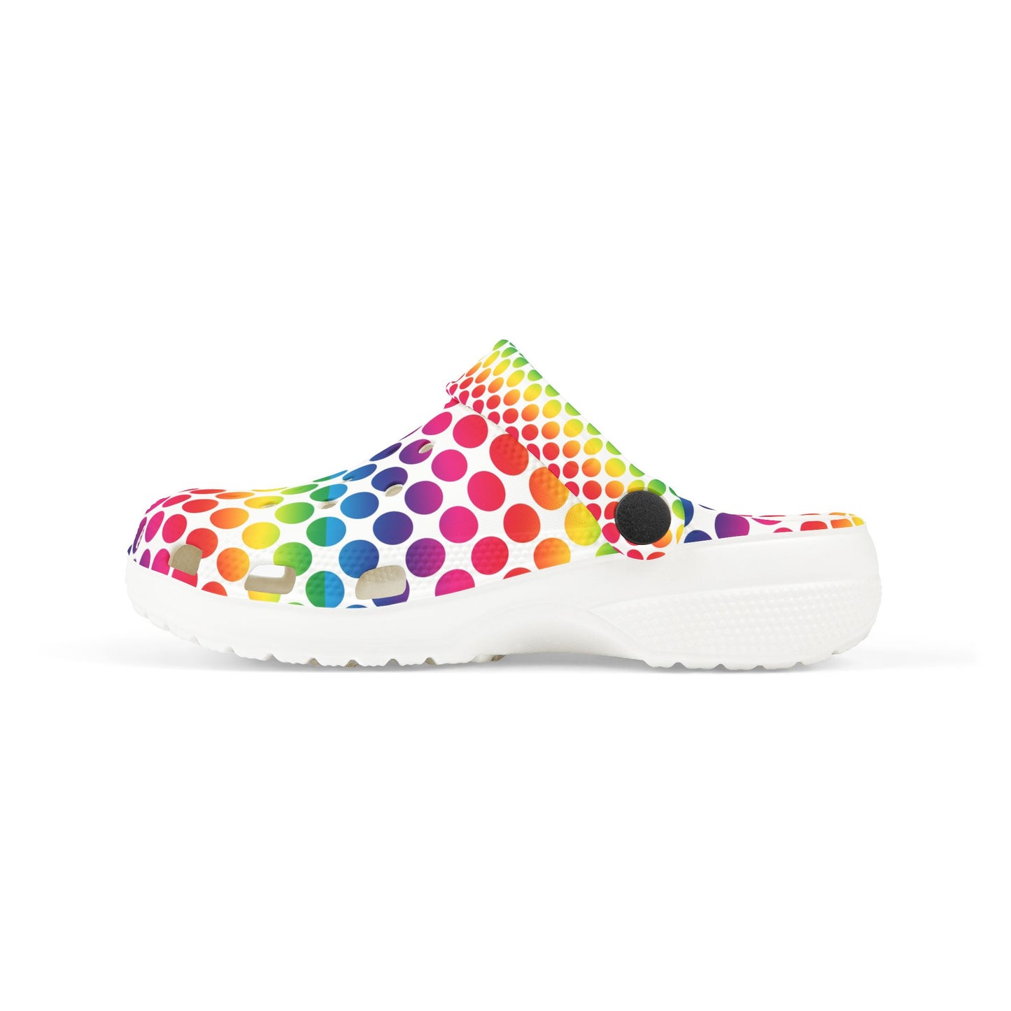 Colorful Kids Clogs - Rainbow Polka Dot Foam Shoes, Fun Playtime Footwear, Comfortable Garden Clogs, Perfect for Summer Adventures, [...]