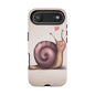 Cute Snail Phone Case — Pink Heart Cartoon Protective iPhone Cover
