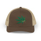 Cannabis Leaf Snapback Trucker Cap | Stylish Hat for Weed Enthusiasts | Perfect for Festivals, Parties, Gifts, and Outdoor Adventures