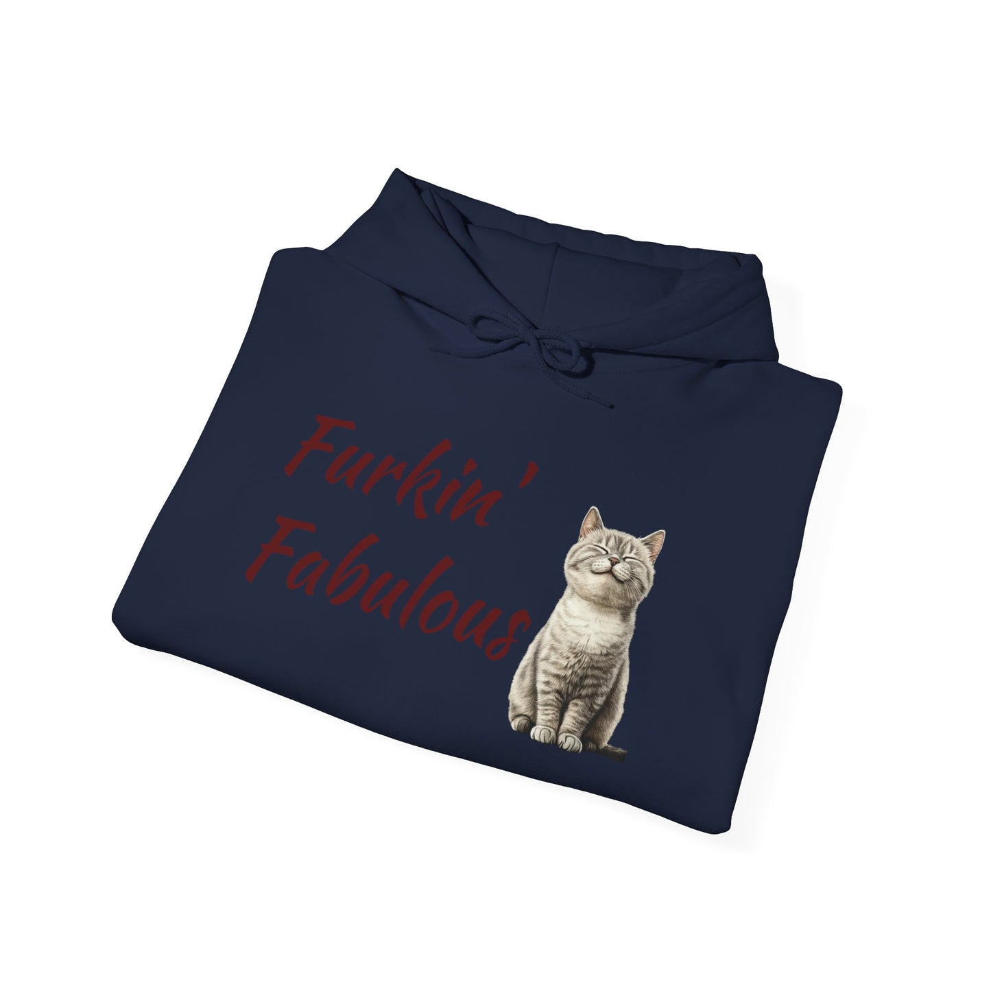 Furkin' Fabulous Cat Hoodie — Cute Kitten Graphic Sweatshirt