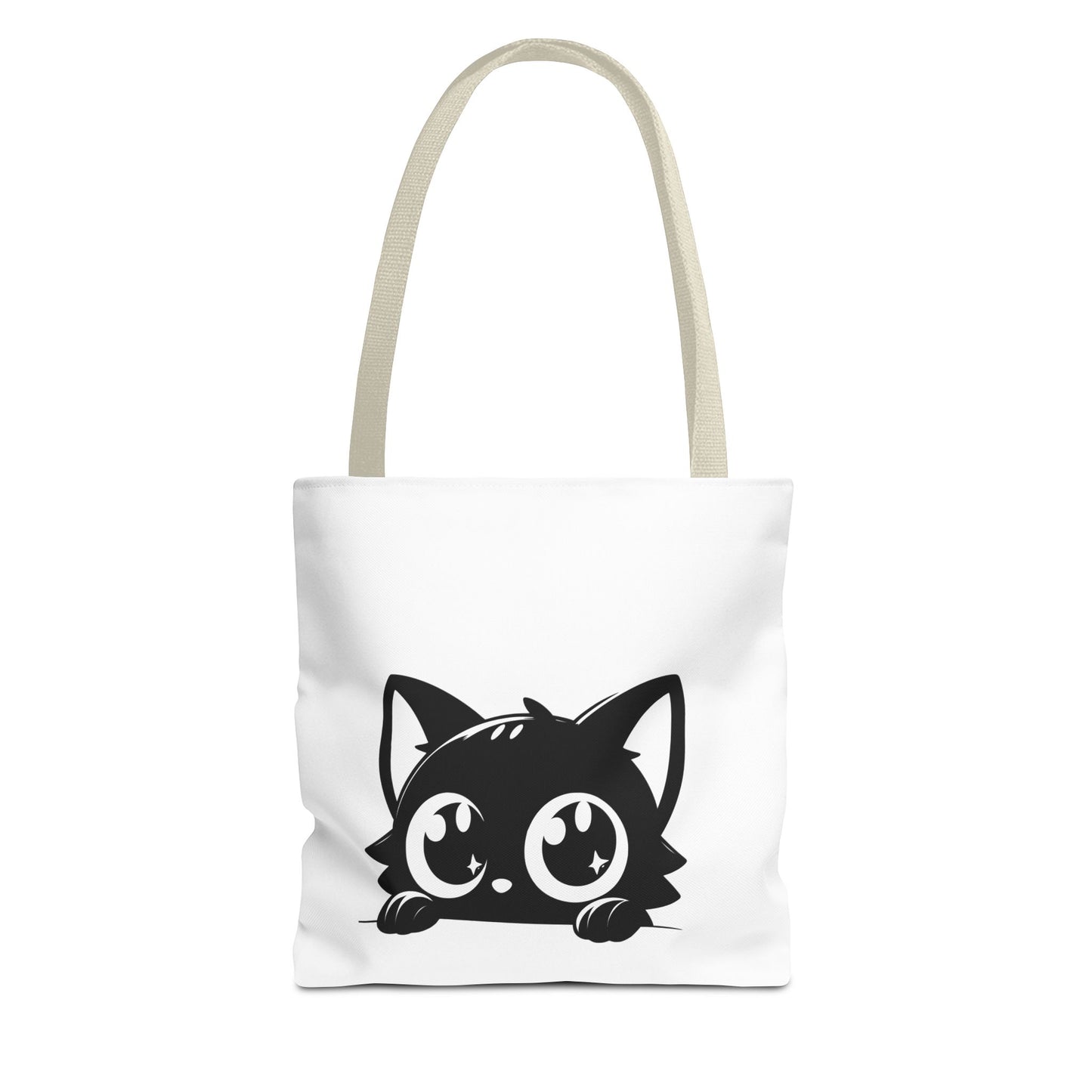 Adorable Cat Face Tote Bag | Cute Kitten Shopping Bag