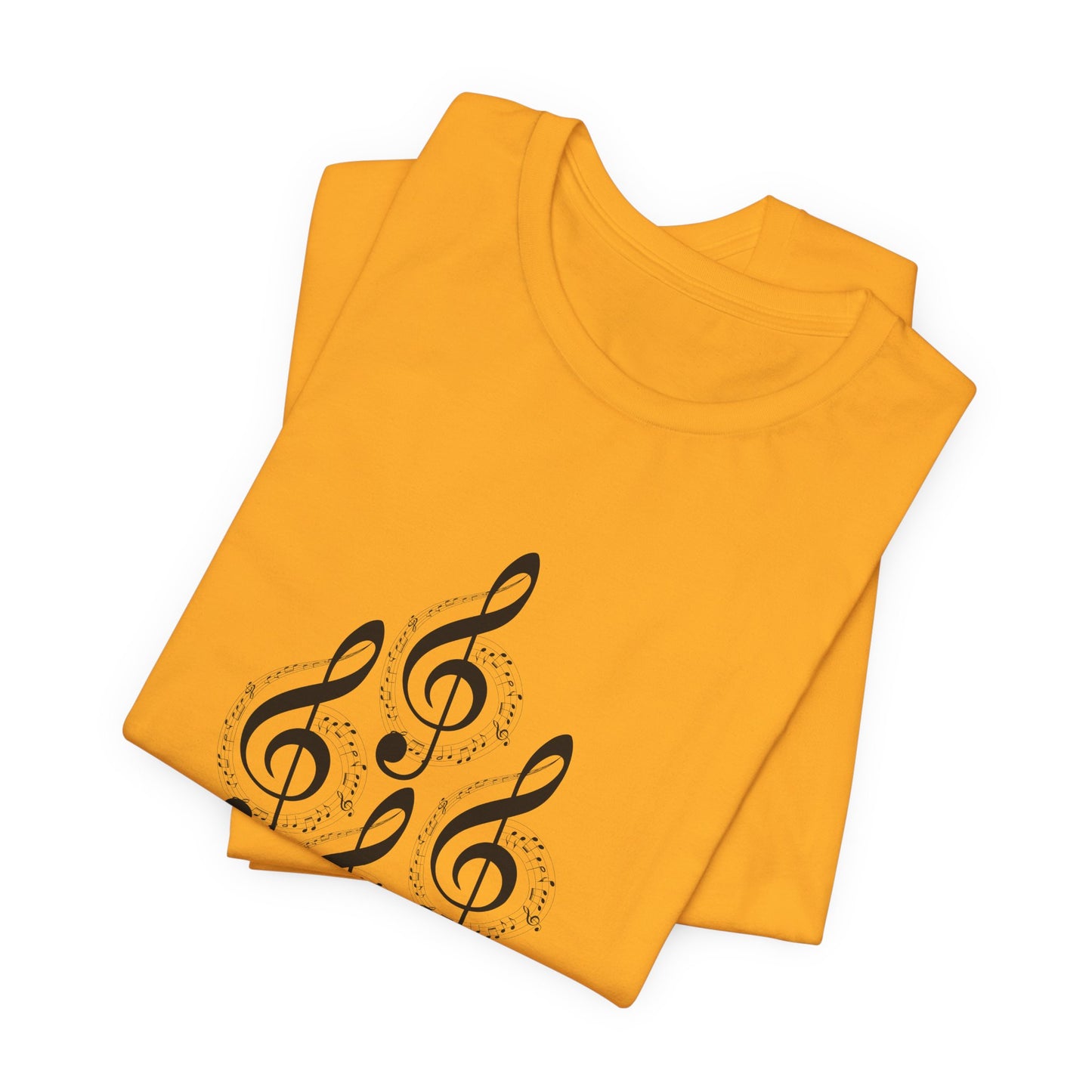 Musical Notes Tee - Perfect for Music Lovers, Casual Wear, Concerts, Festivals, Unique Gift Idea