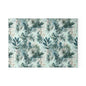 Botanical Glass Cutting Board - Teal Tropical Palm Pattern