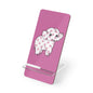 Pink Polka-Dot Baby Elephant Phone Stand — Cute Mobile Display Holder for Kids & Gifts