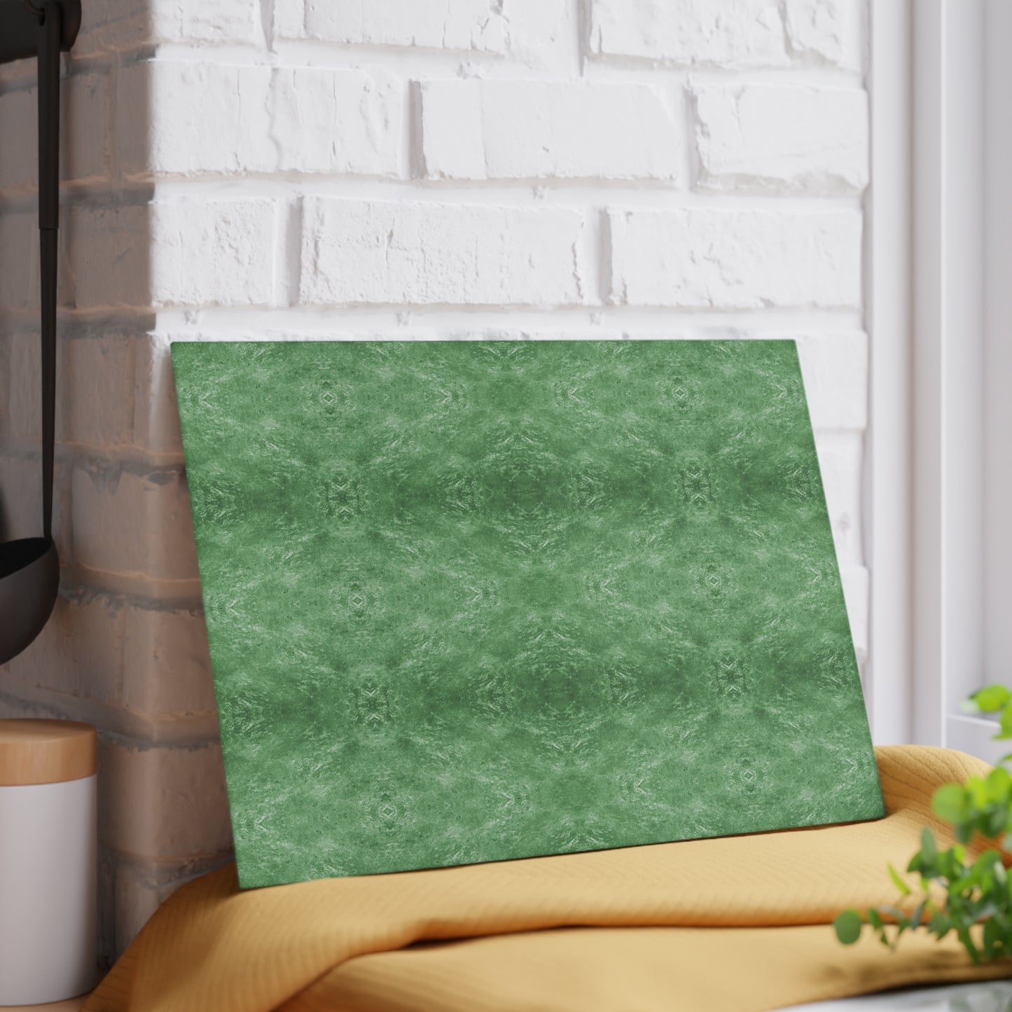 Green Marble Glass Cutting Board – Decorative Kitchen Chopping Board