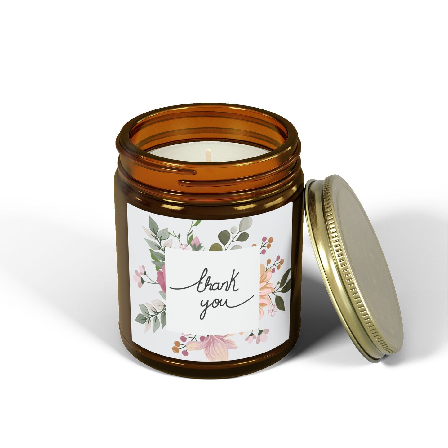 Thank You Scented Candle — Coconut Apricot Wax (4oz & 9oz)