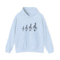 Treble Clef Hoodie – Minimal Music Note Graphic Sweatshirt for Musicians