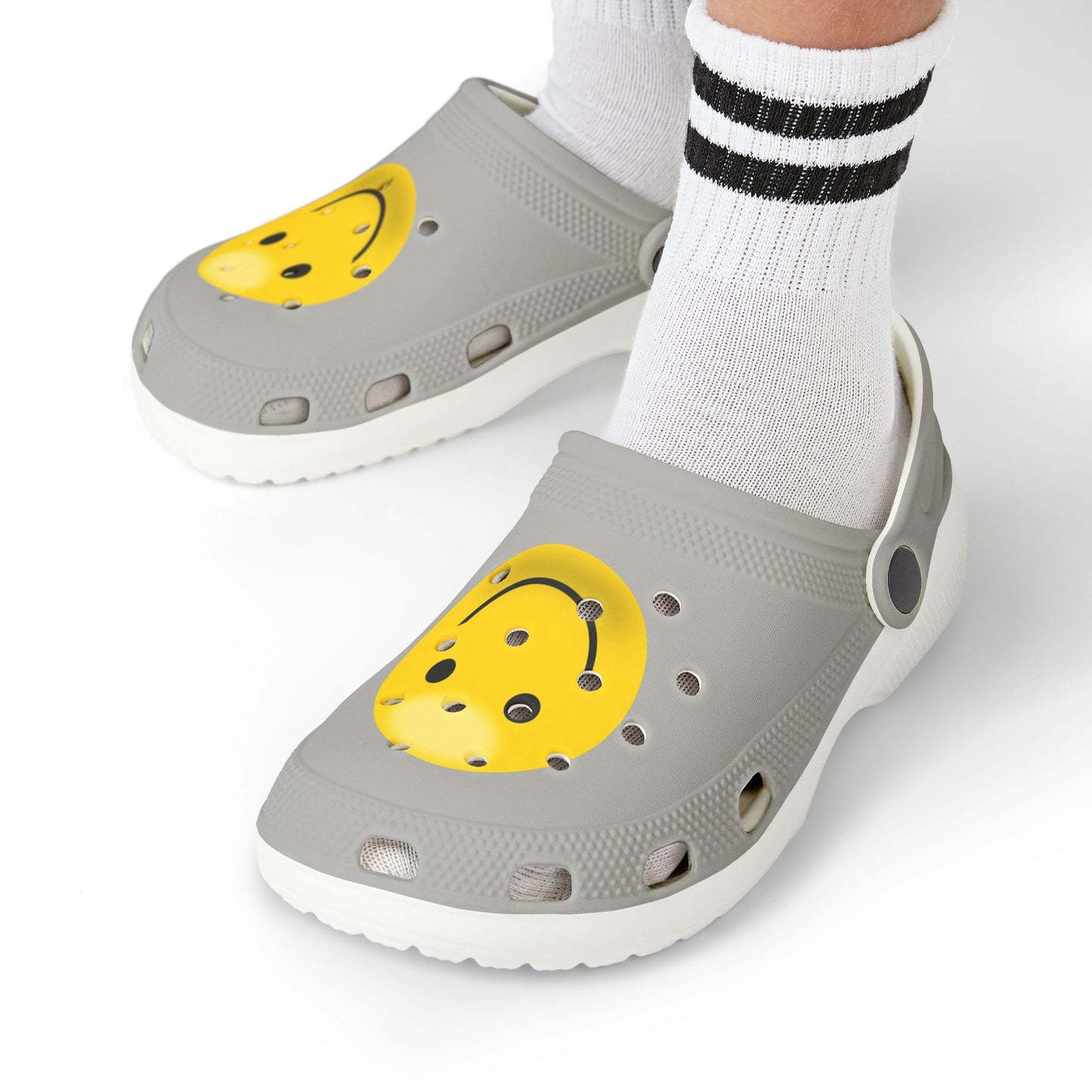 Smiley Face Clogs, Kid's EVA Foam Shoes