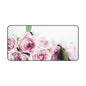 Floral Rose Desk Mat — Pink Peony Bouquet Mouse Pad for Office & Home