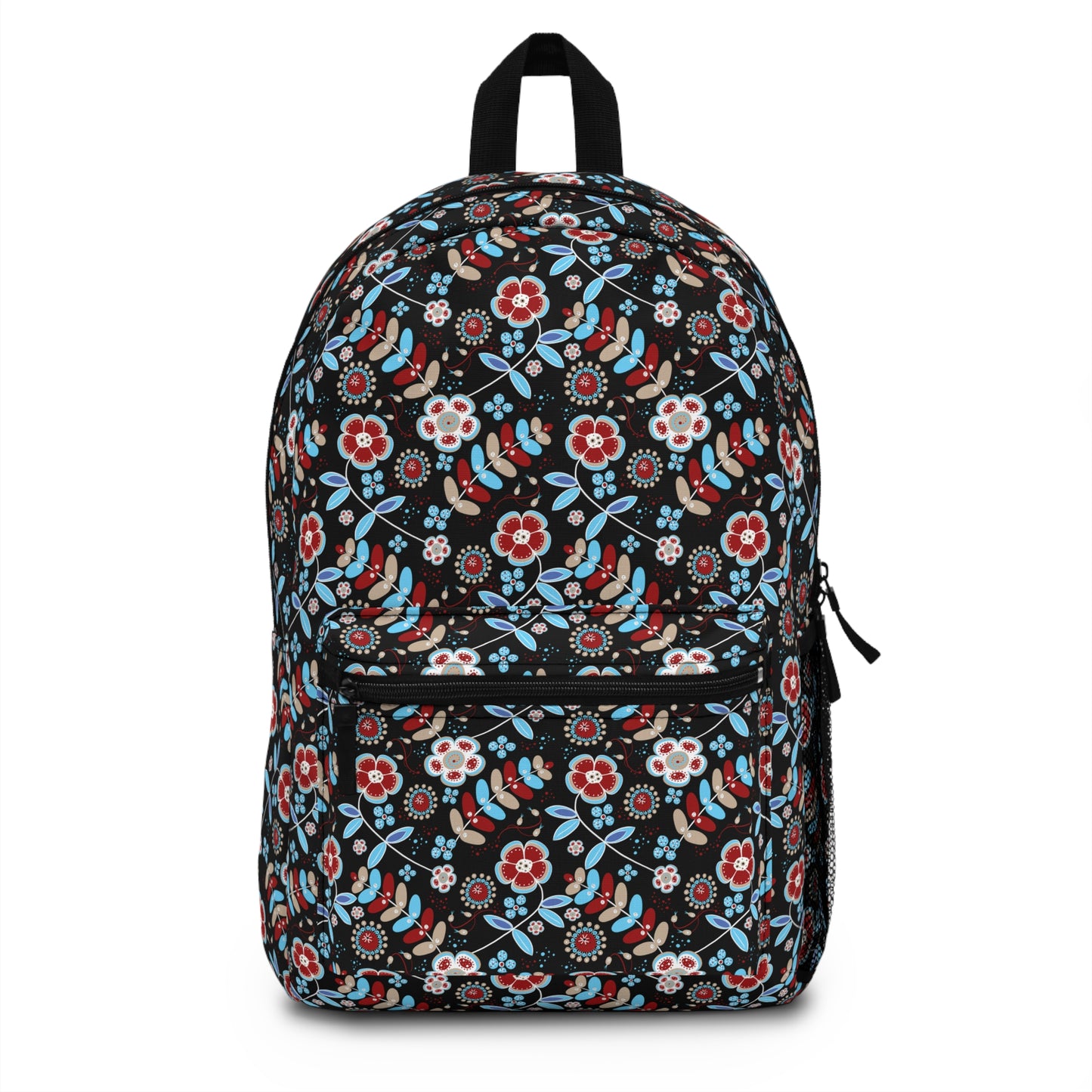 Floral Pattern Backpack - Stylish School Bag, Travel Backpack, Student Backpack, Gift for Her, Floral Design