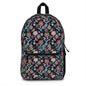 Floral Pattern Backpack - Stylish School Bag, Travel Backpack, Student Backpack, Gift for Her, Floral Design