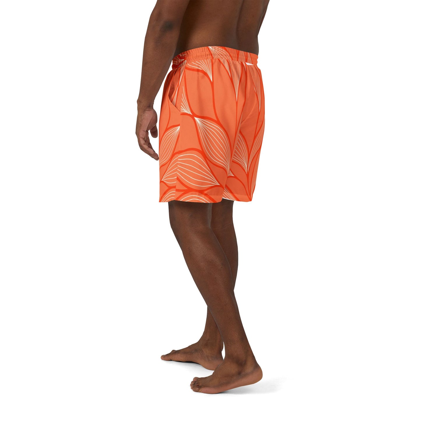 Beach-Ready Unisex Swim Shorts - Vibrant Mint Green Wave Pattern, Summer Must-Have, Pool Party Essential, Vacation Swimwear, Artistic [...]