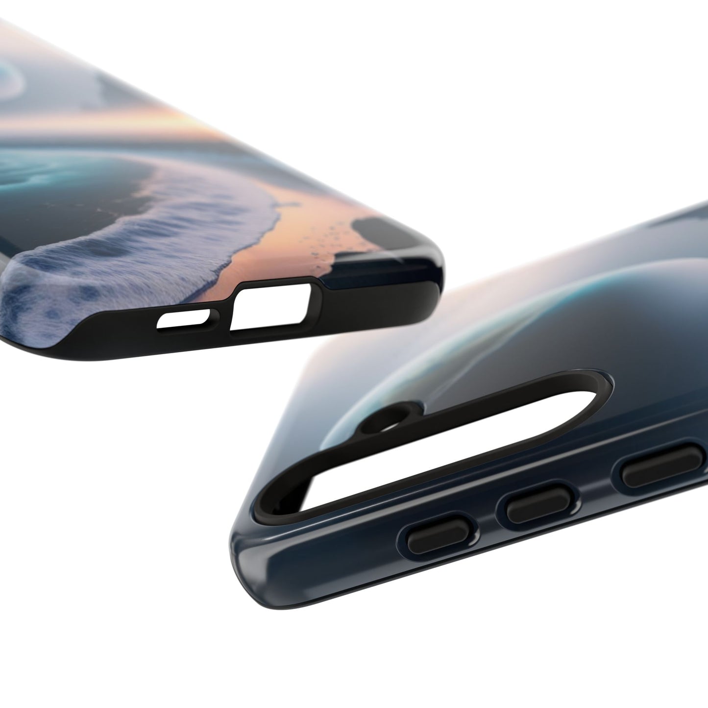 Galaxy Ocean Phone Case — Surreal Planet Beach Tough Case