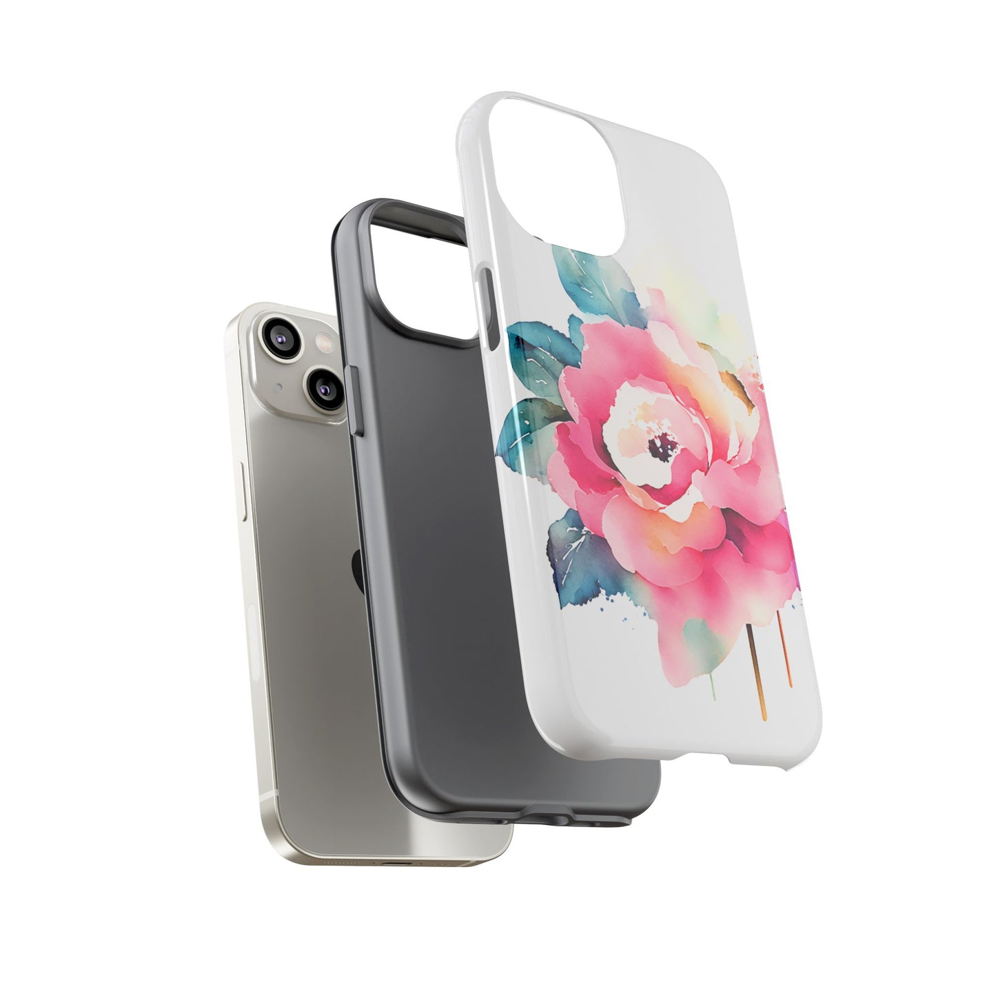 Floral Phone Case - Vibrant Rose Design