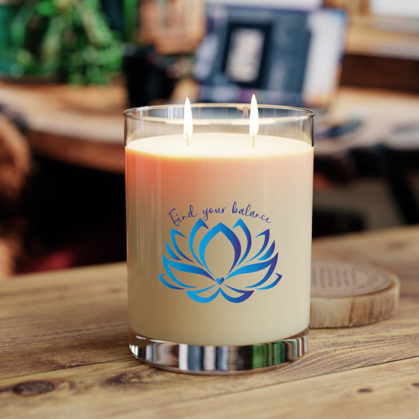 Calming Scented Candle - Find Your Balance | Aromatherapy Gift, Relaxation, Meditation, Home Decor, Self-Care