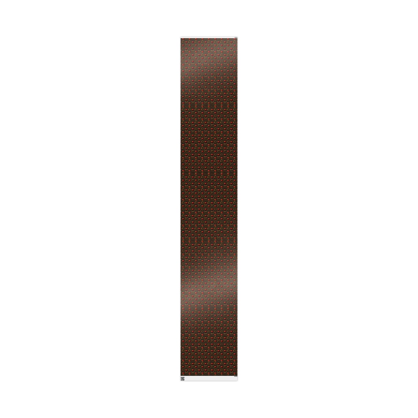 Ornate Heart Wrapping Paper Roll – Elegant Red & Gold Gift Wrap
