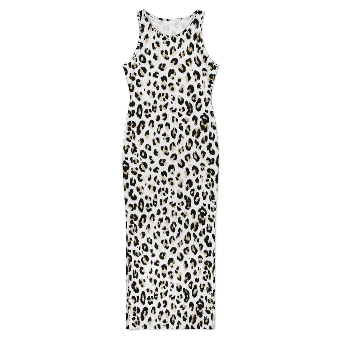 Slit Fitted Camisole Cheongsam
