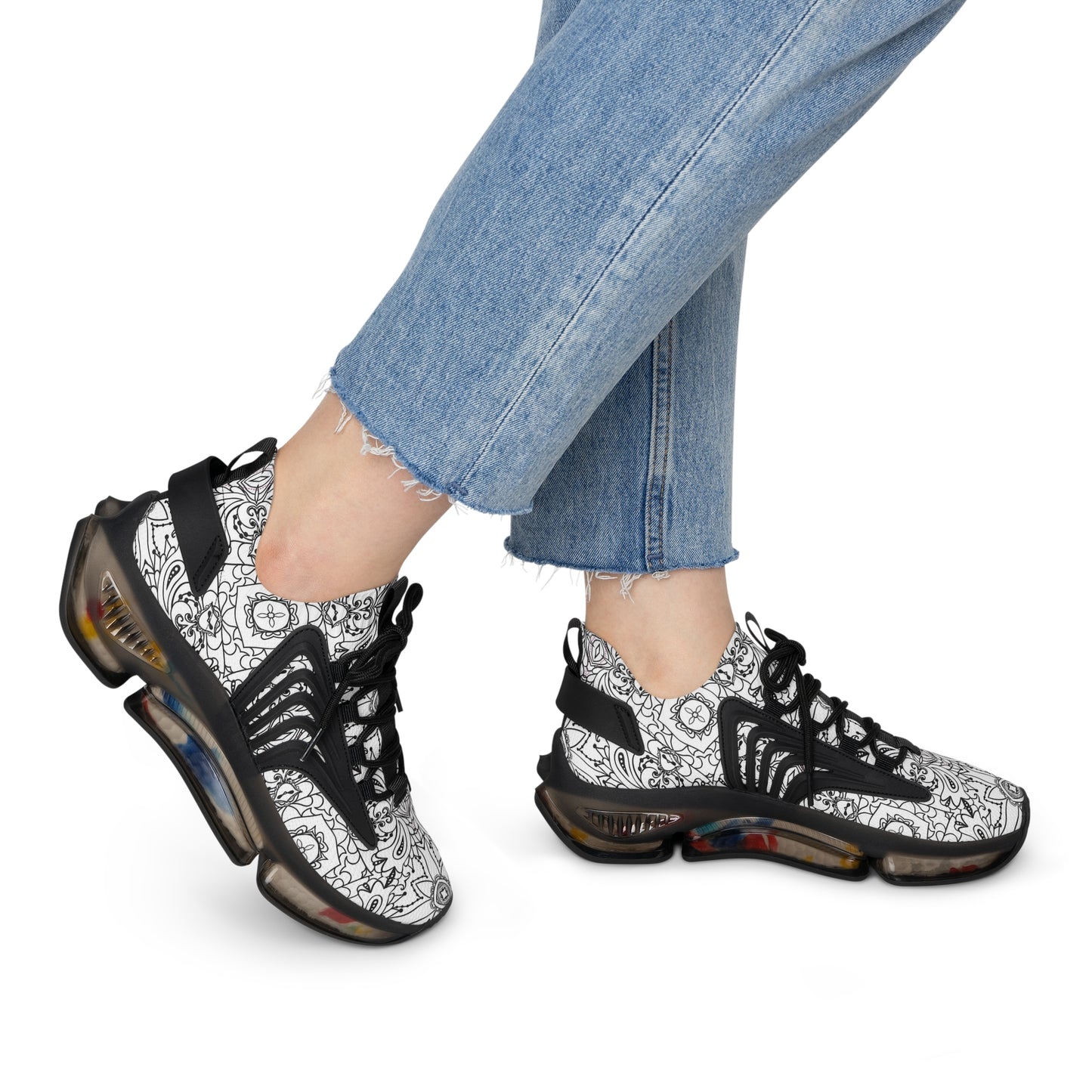 Stylish Women's Mesh Sneakers, Comfortable Athletic Shoes, Trendy Lifestyle Sneakers, Great for Walks, Casual Wear, Fitness Fashion