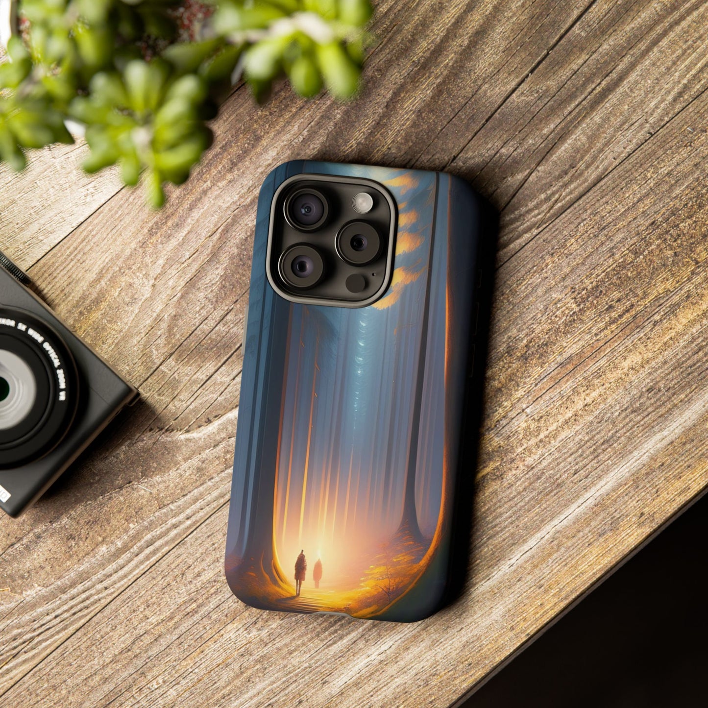 Phone Case — Mystical Forest Nightscape Protective Tough Case