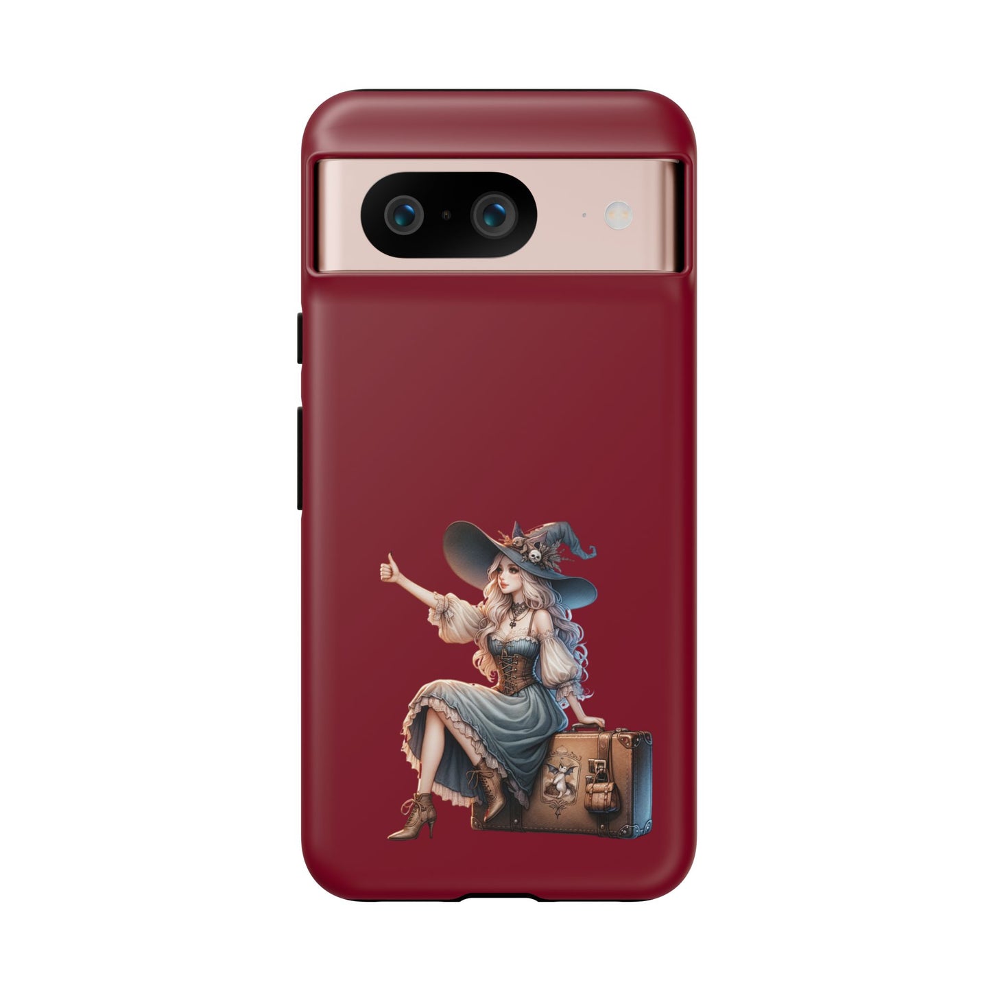 Witchy Phone Case - Magical, Durable - Halloween Gift, Cosplay Accessory, Cute Witch Design