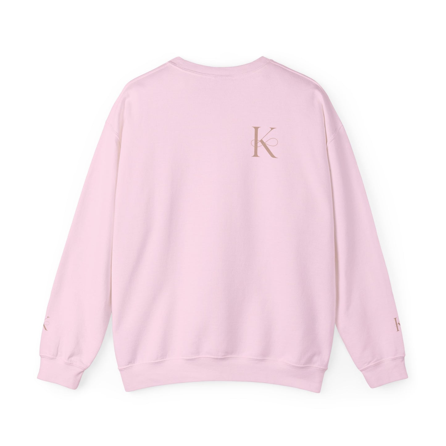 Minimalist Unisex Crewneck Sweatshirt with Initial Charm, Comfortable Lounge Wear, Gift for Him or Her, Casual Style, Everyday Essential