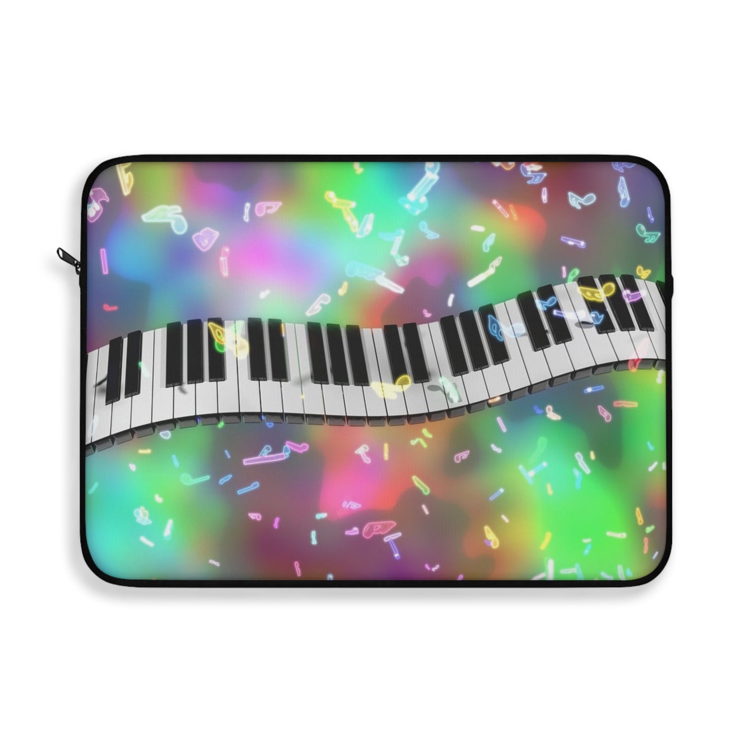 Colorful Piano Keys Laptop Sleeve