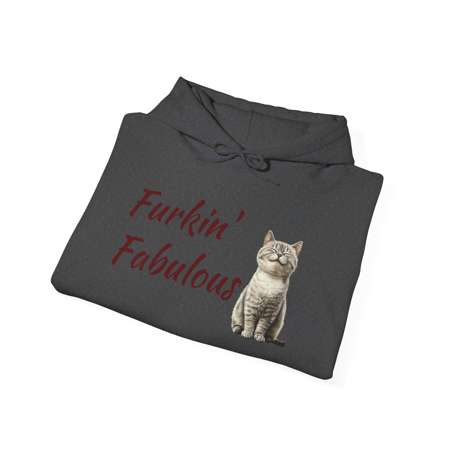 Furkin' Fabulous Cat Hoodie — Cute Kitten Graphic Sweatshirt