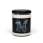 Monogram Smoke 'M' Soy Candle – 9oz Scented Jar, Moody Home Fragrance Gift