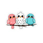 Adorable Bird Kiss-Cut Stickers - Cute Bird Stickers, Laptop Accessories, Gift for Bird Lovers, Journal Decor, Kids Stickers