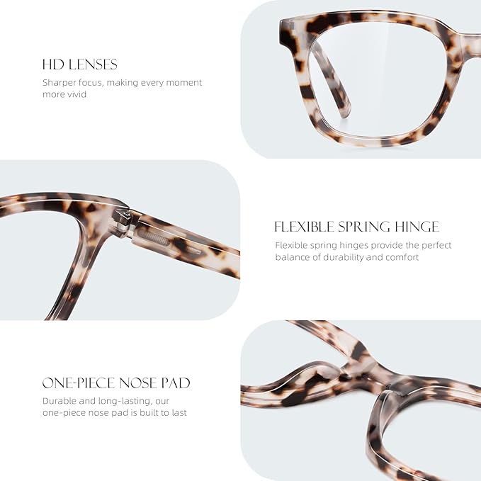 RS FOR WOMEN – Available in multiple magnification strengths to suit different reading preferences WOMEN'S READING GLASSES – Stylish frame design for both everyday wear and work set