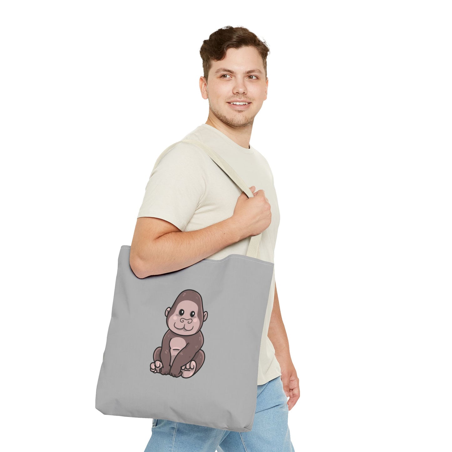 Cute Cartoon Gorilla Tote Bag