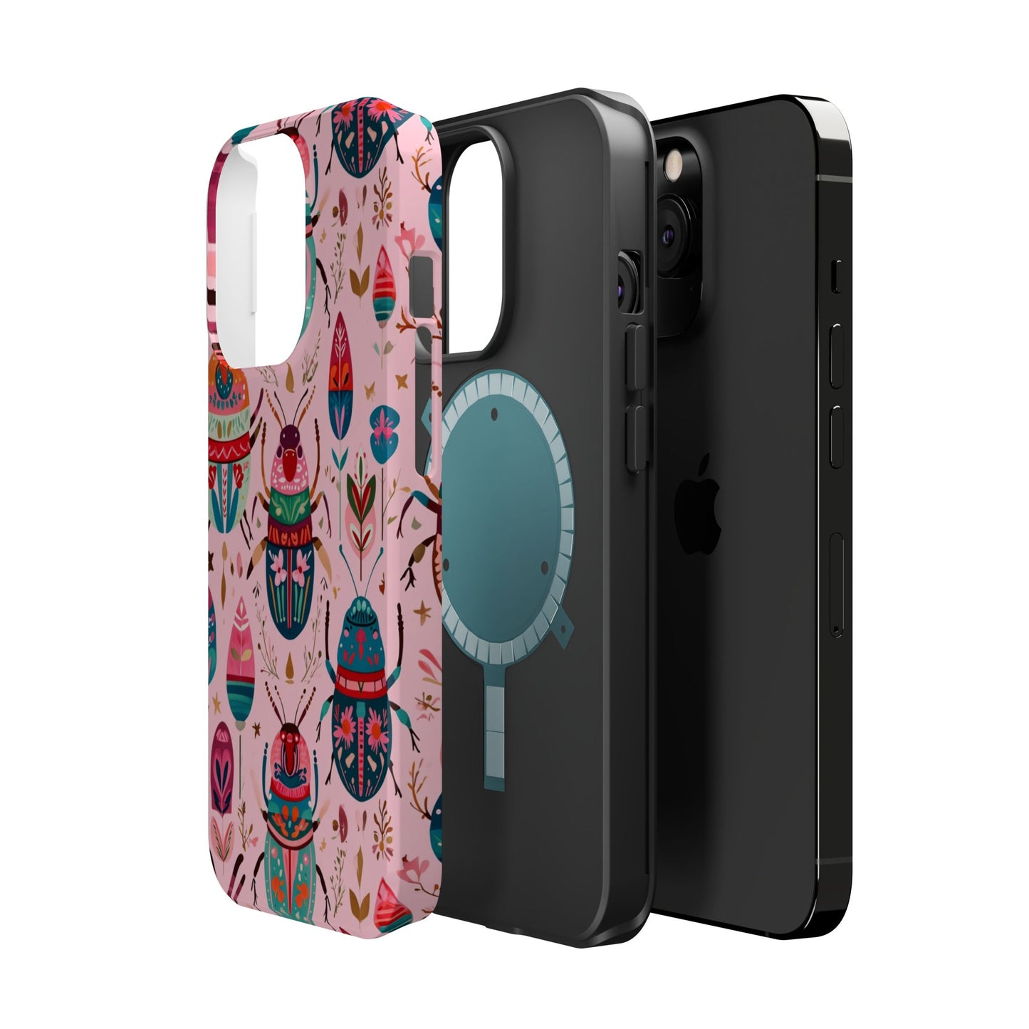 Phone Case — Colorful Boho Beetle Magnetic Impact-Resistant Cover